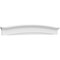 Ekena Millwork Eyebrow Architectural Grade PVC Pediment, 82"W x 10-1/2"H x 2-3/4"P PEDP082X105EYE00 - alternate 1